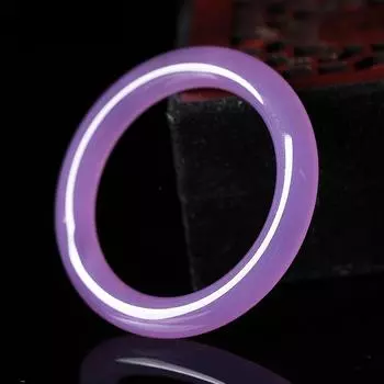 11 мм натуральный фиолетовый полукруглый нефритовый браслет модный изумрудный браслет с подвесками нефритовый браслет женский подарок 56-58mm