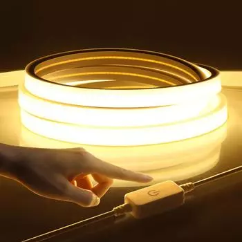 11 мм неоновая USB светодиодная лента COB лампа 320 светодиодов/м красный светодиод для спальни 2M 3M 5M световой поток для рождественского украшения комнаты 2m белый