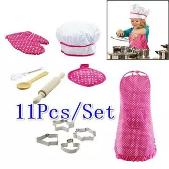 11 шт./набор для детской кулинарной игры, набор для ролевых игр на кухне