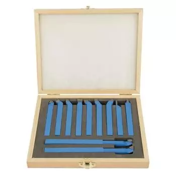 11 шт. 10*10 мм токарные инструменты с твердосплавными наконечниками для сварки, фрезерования, резки, токарного инструмента чёрный