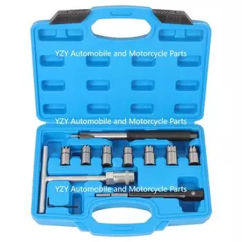 11 шт. Инструмент для очистки основания дизельного инжектора CHINA