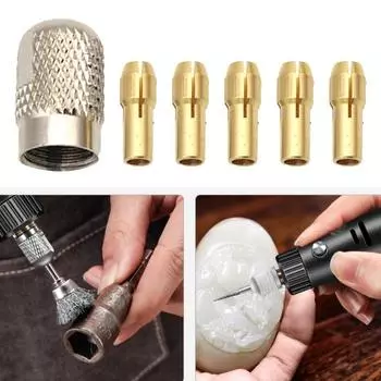 11 шт./компл. цанги для сверл, мини-простые в установке металлические цанги для электроинструментов, мини-сверла 4