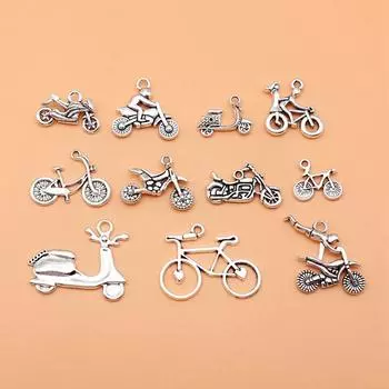 11 шт./компл., подвески для мотоциклов, электрических велосипедов, аксессуары для ювелирных изделий, винтажные
