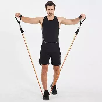 11 шт./компл., противоскользящие резинки с несколькими характеристиками, латексная эластичная лента, тянущиеся веревки, комплект для спортзала, аксессуар для фитнеса D