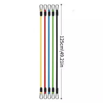 11 шт. набор лент сопротивления TPE фитнес-лента тяговый канат эластичная тренировочная лента с ручками для крепления двери сумка для переноски ноги ремни для лодыжек 42in&11