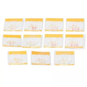 11 шт. плоские линзы для часов, высокая прочность, простота в эксплуатации, небольшой размер, профессиональные стеклянные линзы для часов