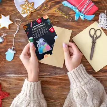 11 шт. Рождественские волшебные камешки, наполнители для рождественских коробок, светящиеся в темных камнях