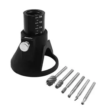 11 шт. с электрическим шлифовальным позиционером Dremel, вращающимся инструментом, фиксированным основанием, фрезерными сверлами, износостойкими