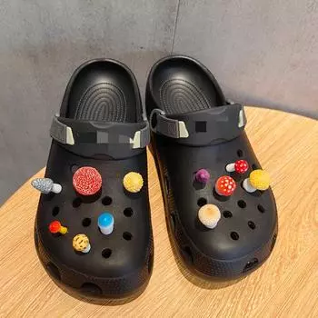 11 шт. трехмерные детские дырочки для обуви в виде грибов, аксессуары, милые мультяшные украшения для обуви своими руками, детские подарки