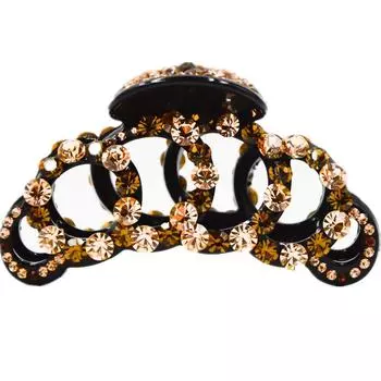 11 см Длинные Нарядные Заколки для Волос со Стразами Fancyin Большие для Женщин и Девочек Кристальные Аксессуары для Волос Зажим для Волос