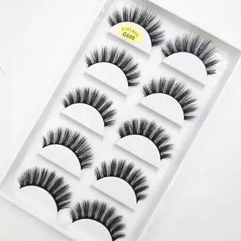 11 стилей, 5 пар, 3D натуральные ресницы из норки, накладные ресницы для макияжа, искусственные ресницы, инструменты для макияжа, красоты