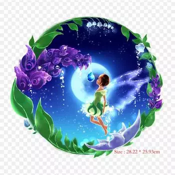 11 Виниловые нашивки с термопереносной печатью «Золушка», наклейки для одежды, аппликации «сделай сам», моющиеся нашивки