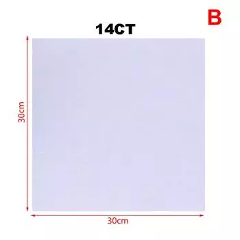 11Ct 14Ct ткань Aida, вышивка крестиком, ткань для рукоделия своими руками, ткань для шитья 14CT 30*30cm