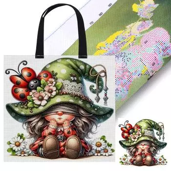 11CT Print Butterfly Gnome Набор для вышивки и рукоделия для женщин и девочек в подарок 2