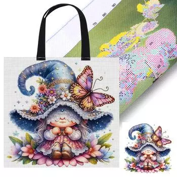 11CT Print Clover Gnome Crossstitch Bookmark Art Projects 40x40cm for beginners 2