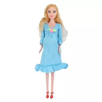 11IN Беременная мама кукла раннее смешное прекрасное образование родитель ребенок взаимодействие игрушка для детей синий