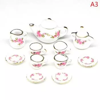 11шт 1:12 миниатюрных кружек для кукольного домика, тарелок, чашек, горшков, игрушек, аксессуаров для кукольного домика