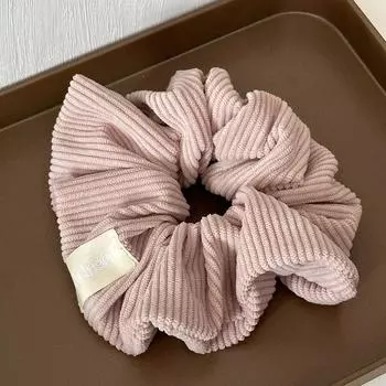11см Розовый Голубой Бежевый Желтый Вельветовый Полосатый Скранчи Винтажные Женские Эластичные Резинки для Волос Аксессуары для Волос Корейские Девушки Головные Уборы