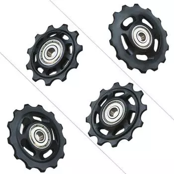 11T/12T/13T/14T велосипедный задний переключатель POM заднее направляющее колесо 2024 роликовый шкив MTB 11T