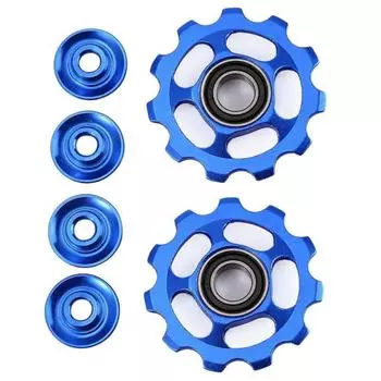 11T Сверхлегкий алюминиевый сплав для использования на открытом воздухе MTB велосипед подшипник жокей-колесо задний переключатель передач шкивы one size