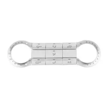 11x Car Center Air AC Button Cover For Mercedes Benz A/B/CLA/GLA Class W176 W246