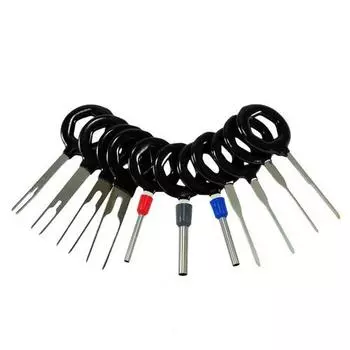 11x Инструмент для снятия клемм проводов квадроцикла, скутера, Экстрактор пинов разъема проводки, Съемник