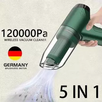 120000Pa 5 в 1 беспроводной автомобильный пылесос портативный робот пылесос ручной мини для автомобиля домашнего офиса