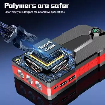 12000 мАч автомобильный пусковой аккумулятор Power Bank 12 В портативное зарядное устройство для автомобильного аккумулятора пусковое устройство для бензинового и дизельного автомобиля