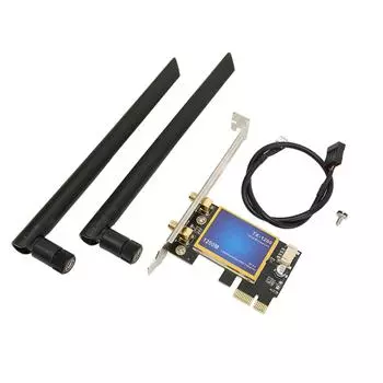 1200 Мбит/с PCIEx1 WIFI карта адаптер Bluetooth 4.0 2.4Ghz 5Ghz двухдиапазонный WiFi сетевой адаптер карты для