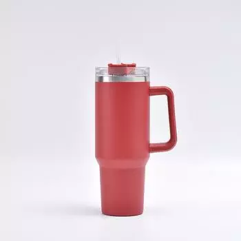 1200 мл 304 нержавеющая сталь термос бутылка для воды термос для кофе автомобильная кружка холодные кружки термос с ручкой соломинка 40 унций 1200ML