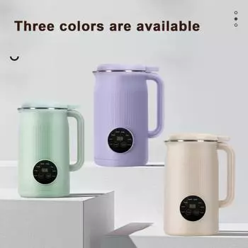 1200 мл машина для приготовления соевого молока с орехами, большая емкость, 8 функций, вилка европейского стандарта, самоочищающаяся автоматическая машина для приготовления сои, кухонный инструмент фиолетовый