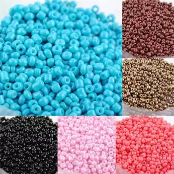 1200 шт 2 мм ожерелье ювелирные бусины браслет изготовления DIY ремесла разделитель свободные разноцветный