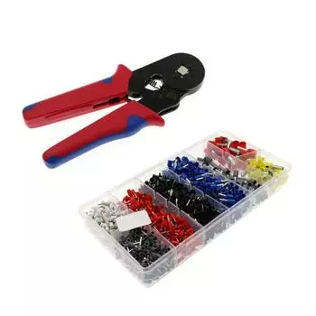 1200 шт. HSC86-4 изолированные клеммы изолированные точные обжимные клещи для обжима медных проводов обжимные разъемы