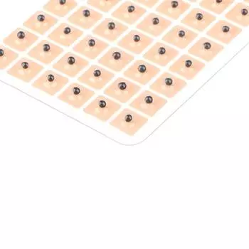 1200 шт. наклеек на ушные точки, палочки для давления на уши, акупунктурные магнитные бусины, наклейки на ушные раковины, массажные наклейки на уши