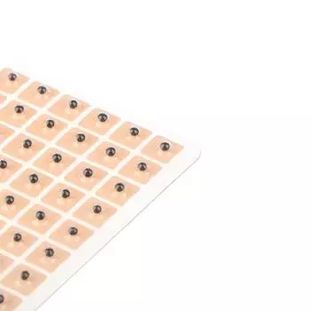 1200 шт. наклеек на ушные точки, палочки для давления на уши, акупунктурные магнитные бусины, наклейки на ушные раковины, массажные наклейки на уши