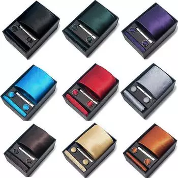 1200-штифтовый мужской галстук-сетка цветная подарочная коробка набор галстуков группа деловой наряд свадебный галстук завод