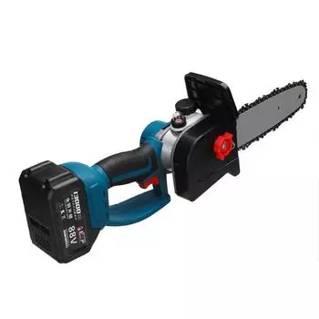 1200W 8-Inch Rechargeable Electric Saw Chainsaw Brushless Motor Woodworking Cutter Tool