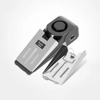 120 дБ беспроводной дверной стопор стопор сигнализации блокировка система противоугонная система остановки взлома безопасность дома клиновидная