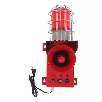 120 дБ промышленная звуковая световая сигнализация IP65 охранная сирена роговая сигнализация для наружной морской