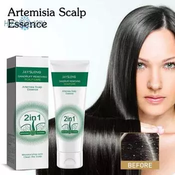 120 г кондиционера против перхоти с полынью: Противозудный и жирный кондиционер, кондиционер для ухода за кожей головы с эссенцией полыни зелёный