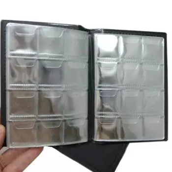 120 грамм монет искусственная кожа pu для коллекционеров подарки мультикинетическая коллекция монет ПВХ пленка коллекция книга красный