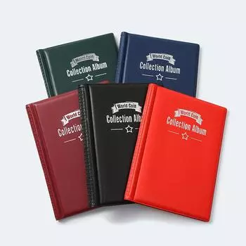 120 грамм монет искусственная кожа pu для коллекционеров подарки мультикинетическая коллекция монет ПВХ пленка коллекция книга