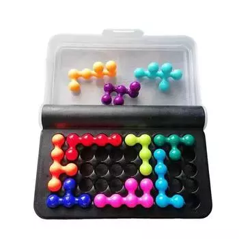 120 испытаний IQ 3D головоломка, настольная игра, классическая пирамидальная тарелка, жемчуг, логический разум для детей, пирамидальные бусины, игрушки Монтессори, подарки