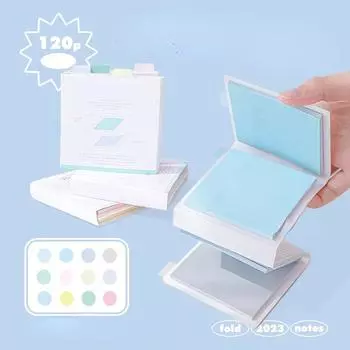 120 листов клейких заметок с цветными наклейками. Заметки для студентов для вступительных экзаменов в аспирантуру. 4-цветные липкие заметки.