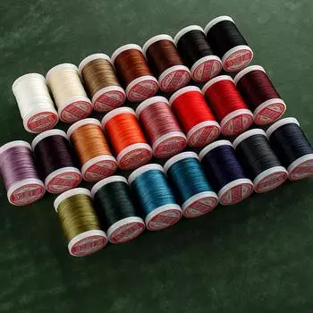 120 м/рулон 0,5 мм круглая вощеная нить для шитья браслетов DIY шнур нить с вощеным покрытием кожаные браслеты швейная линия полиэфирная прочная нить JoomZL