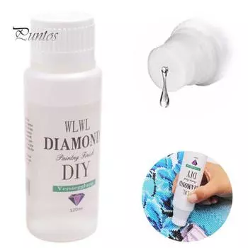 120 мл алмазный клей-пазл новинка безопасный водонепроницаемый 5D алмазная живопись головоломка клей для домашнего использования белый