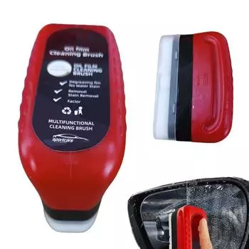 120 мл Автомобильная щетка для очистки масляной пленки автомобиля Очиститель масляной пленки для автомобильных стекол Гидрофобное средство для удаления масляной пленки с лобового стекла автомобиля