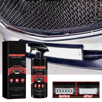 120 мл автомобильный номерной знак, невидимый распылитель, сдерживающий спрей для камеры контроля скорости, простой в использовании, длительный эффект, спрей для конфиденциальности номерного знака 120ML