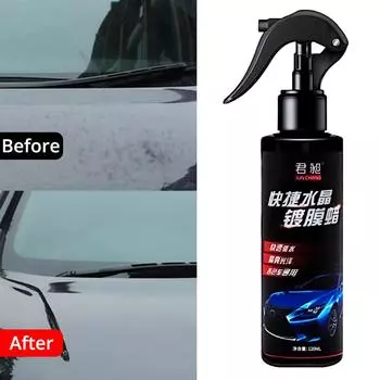 120 мл керамическое автомобильное покрытие, уход за краской, полировка, кристаллическое покрытие, спрей-герметик, нанопродукты, гидрофобный быстрый слой, жидкий воск 120ml