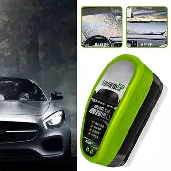 120 мл очиститель для автомобильных стекол, средство для удаления масляной пленки, автомобильная губка для чистки стекол, щетка для чистки окон, средство для обслуживания автомобиля